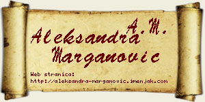 Aleksandra Marganović vizit kartica